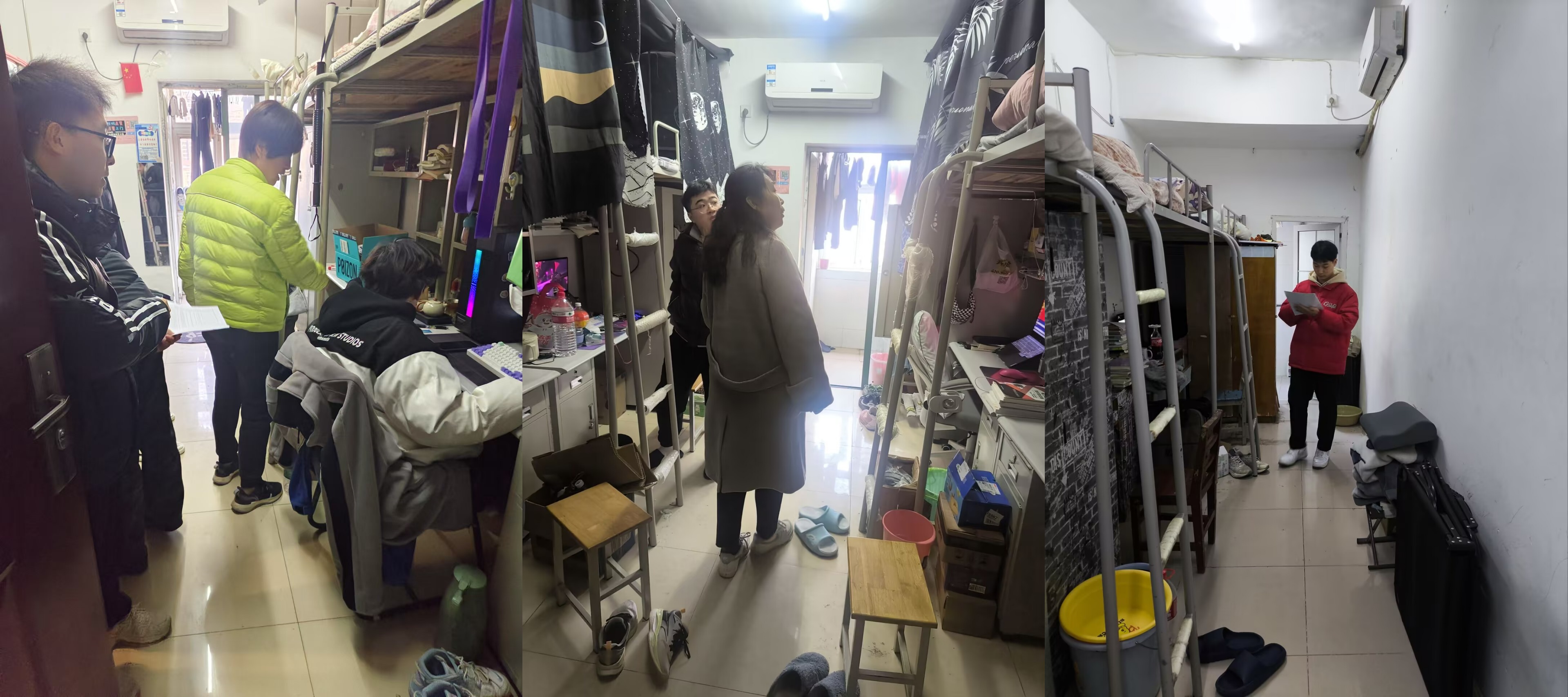 365官网开展2024年冬季学生宿舍安全卫生大检查