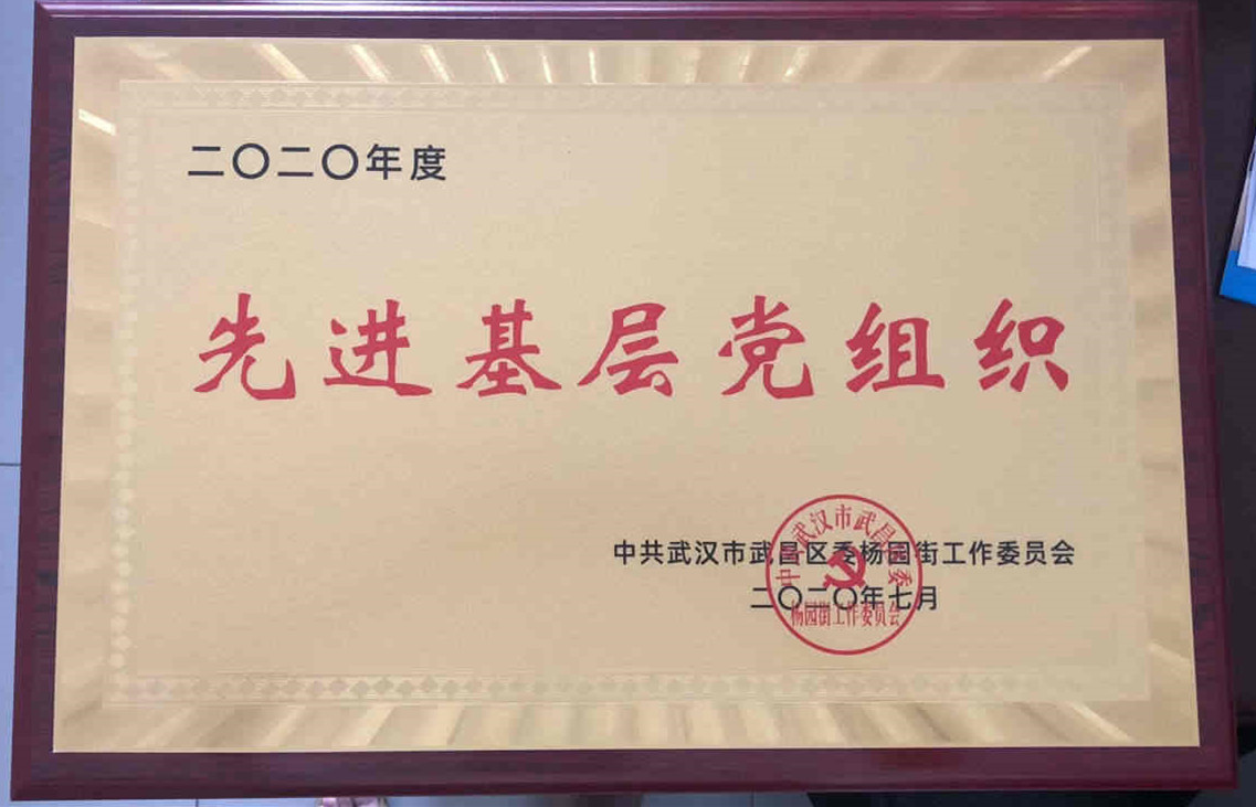 365官网党委荣获2020年度先进基层党组织